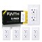 Faith 20A GFCI Outlets Slim, Duplex Receptacles with LED Indicator, Self-Test, White, 5PK GLS-20ATR-WH-05 - alternate 1